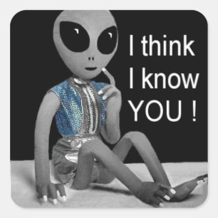 Adesivo Quadrado LOL - No correio endereçado ou ao lado de uma