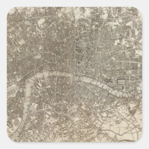 Adesivo Quadrado Londres