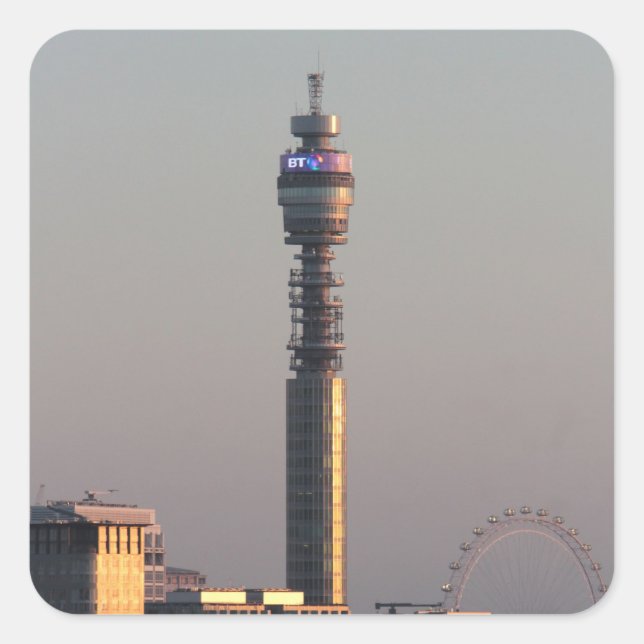 Adesivo Quadrado Londres (Frente)