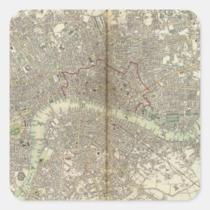 Adesivo Quadrado Londres