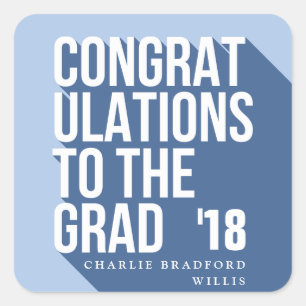 ADESIVO QUADRADO LONGA SOMBRA FELICITA O MARINHO FORMANDO