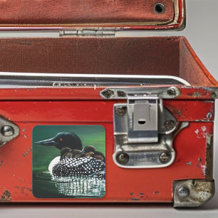 Adesivo Quadrado Loon Family Outing