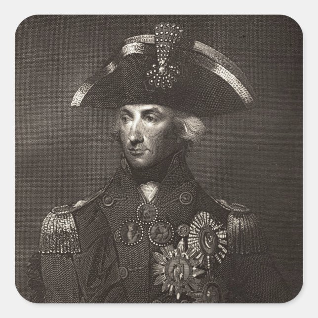 Adesivo Quadrado Lord Viscount Nelson (Frente)