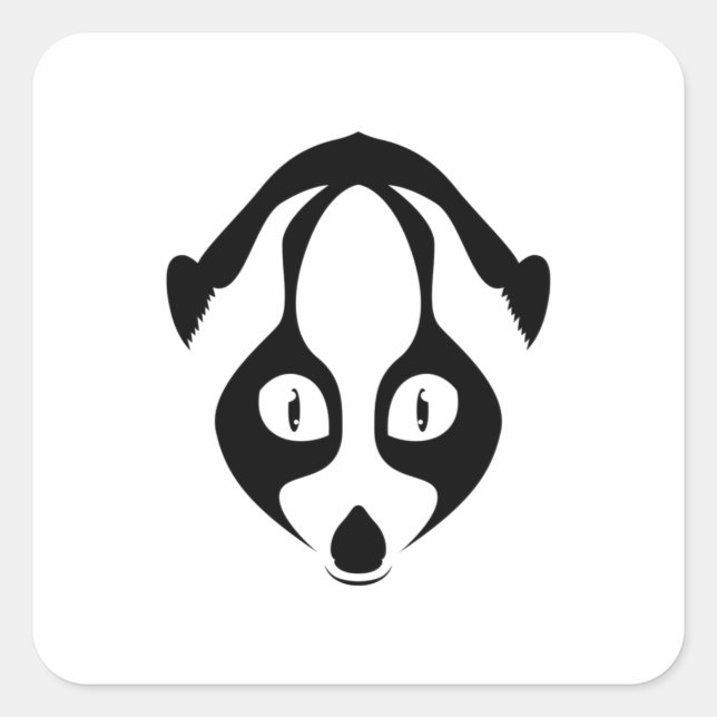 Adesivo Quadrado Loris Face (Frente)