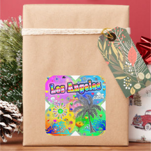 Adesivo Quadrado Los Angeles Quadro Seasons Sticker