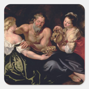 Adesivo Quadrado Lote e suas filhas