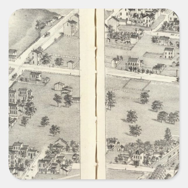 Adesivo Quadrado Louis, Missouri 6 (Frente)