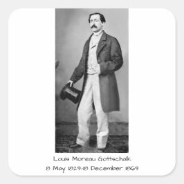 Adesivo Quadrado Louis Moreau Gottschalk