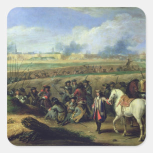 Adesivo Quadrado Louis XIV no cerco de Tournai