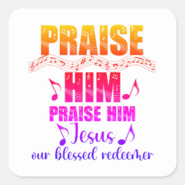 Adesivo Quadrado Louve-O Hymn