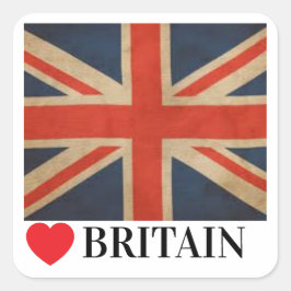 Adesivo Quadrado Love Brito Protest Sticker