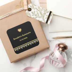 Adesivo Quadrado Love Cat Sticker desenhado pela Poeta Adiela Akoo