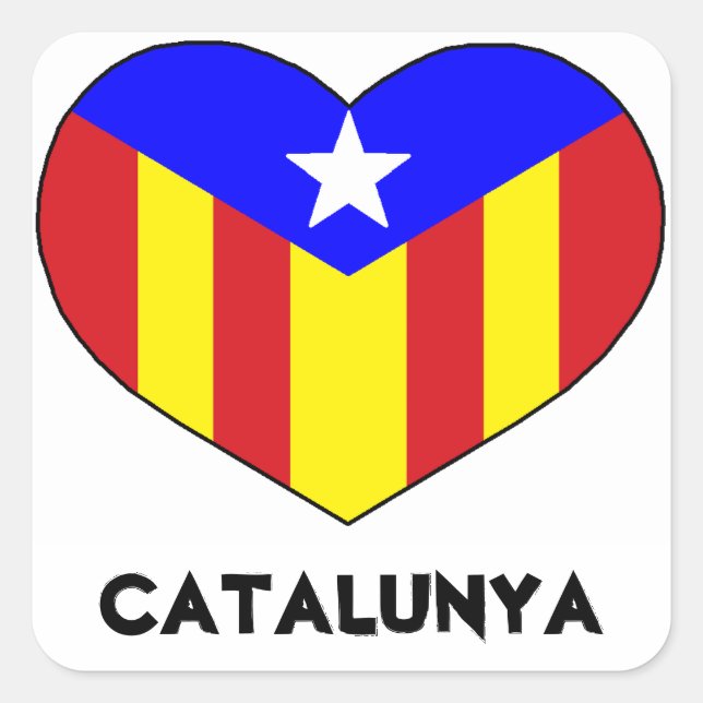 Adesivo Quadrado Love Catalan Style Sticker (Frente)