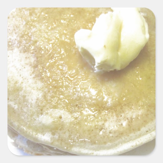 Adesivo Quadrado Love Pancakes (Frente)