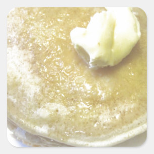 Adesivo Quadrado Love Pancakes