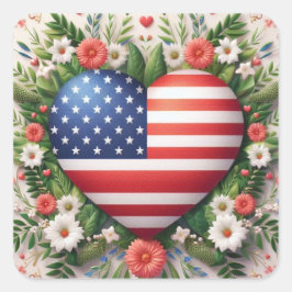 Adesivo Quadrado Love Sticker