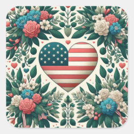 Adesivo Quadrado Love Sticker