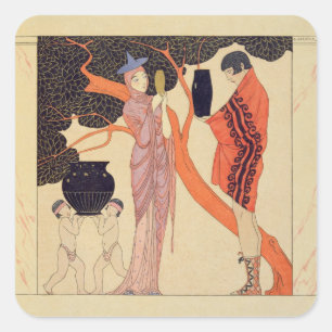 Adesivo Quadrado Love Token (c/c no papel)