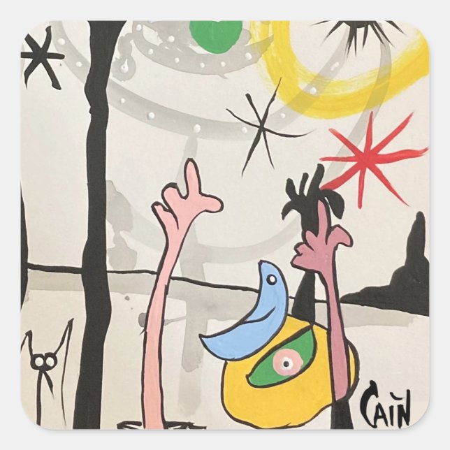 ADESIVO QUADRADO LUA AZUL TIRA UM MÊS DE DESLIGAÇÃO (Frente)