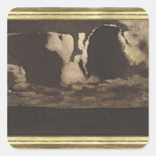 Adesivo Quadrado Luar, 1887