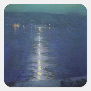 Adesivo Quadrado Luar no rio, 1919