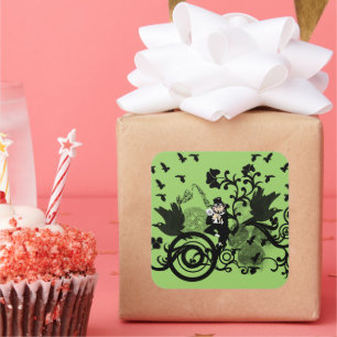 Adesivo Quadrado Lucky Leprechaun