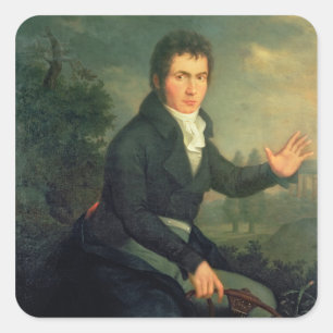 Adesivo Quadrado Ludvig van Beethoven , 1804