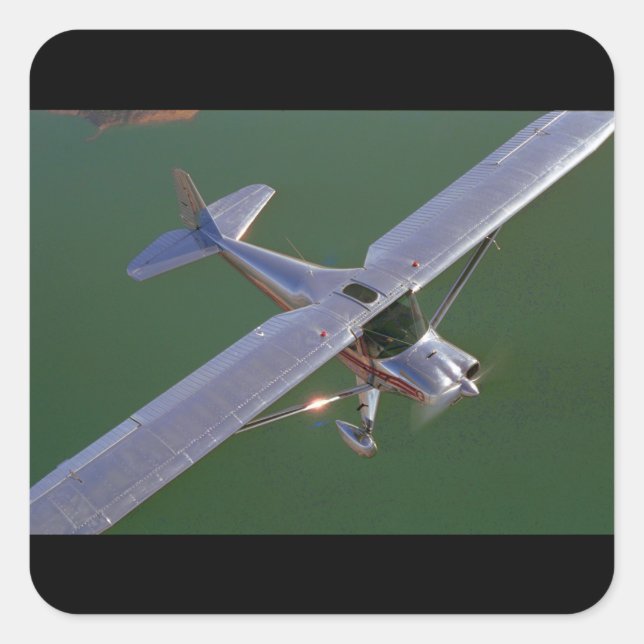 Adesivo Quadrado Luscombe, Modelo 8, 1948_Classic Aviation (Frente)