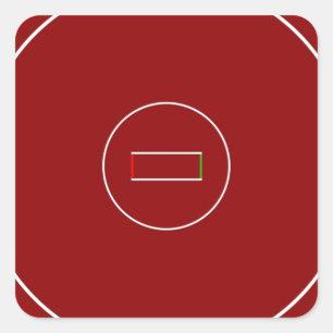 Adesivo Quadrado Luta Mat