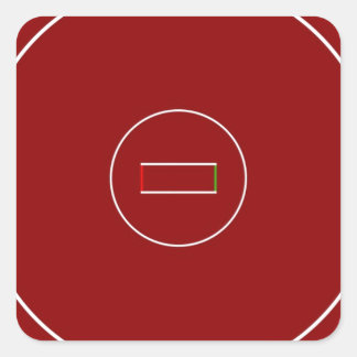 Adesivo Quadrado Luta Mat