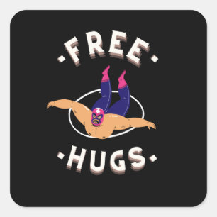 Adesivo Quadrado Luta mexicana Lucha Libre