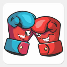 Luvas de Boxing em Cartoon