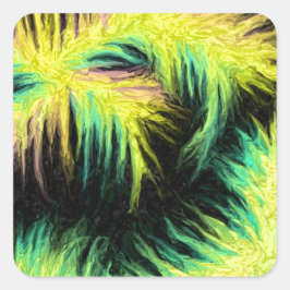 Adesivo Quadrado Luz como Design de pena