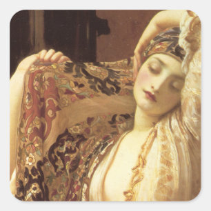 Adesivo Quadrado Luz do Harem - senhor Frederick Leighton