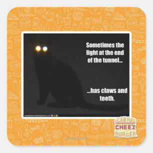 Adesivo Quadrado Luz no fim do túnel