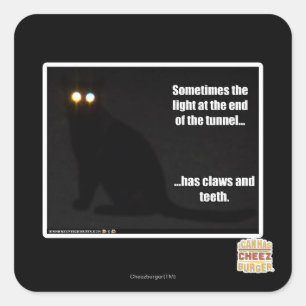 Adesivo Quadrado Luz no fim do túnel