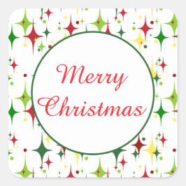 Adesivo Quadrado Luzes de Natal