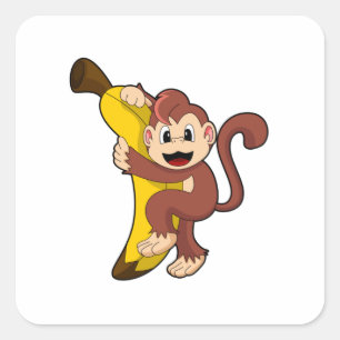 Adesivo Quadrado Macaco com Banana (1).PNG