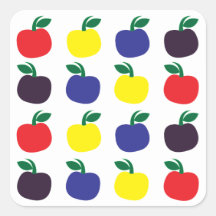 Maçãs Coloridas Frutas