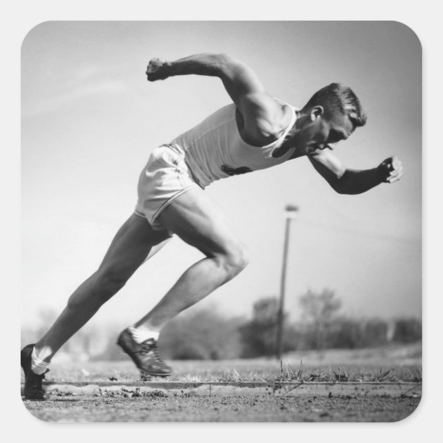 Adesivo Quadrado Mache Runner (Frente)