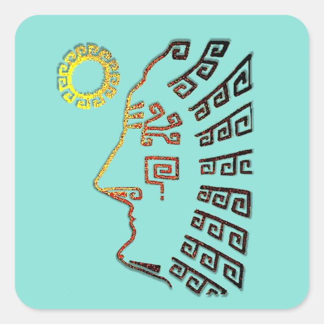 Adesivo Quadrado Machu Picchu Cusco Peru (Frente)