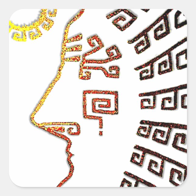 Adesivo Quadrado Machu Picchu Cusco Peru (Frente)