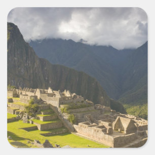 Adesivo Quadrado Machu Picchu, ruínas antigas, UNESCO mundo 4