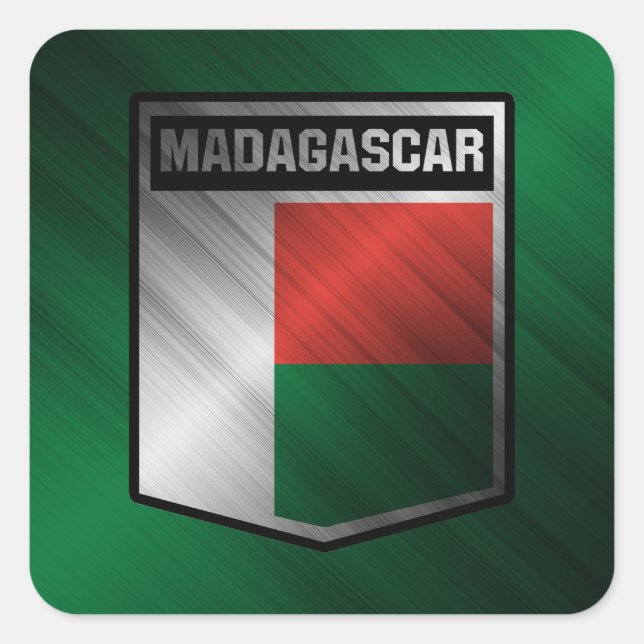 Adesivo Quadrado Madagáscar (Frente)