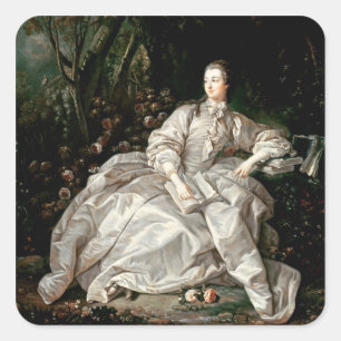 Adesivo Quadrado Madame de Pompadour