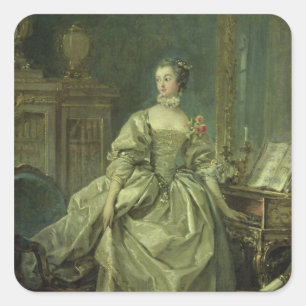 Adesivo Quadrado Madame de Pompadour
