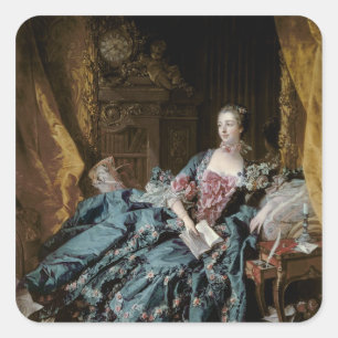 Adesivo Quadrado Madame de Pompadour, 1756