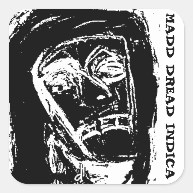 ADESIVO QUADRADO MADD DREAD INDICA (Frente)