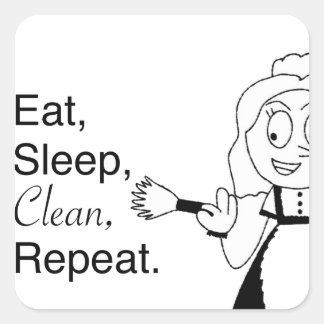 Adesivo Quadrado Maddie, a Maid