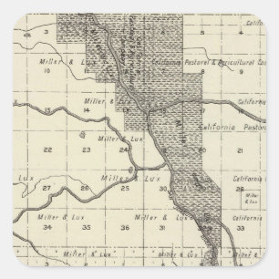 Adesivo Quadrado Madera County, Califórnia 6